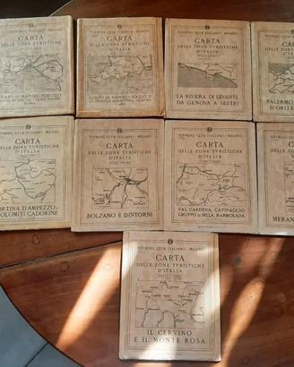 Touring Club Italiano anni 1927-28-29-30. Lotto 9