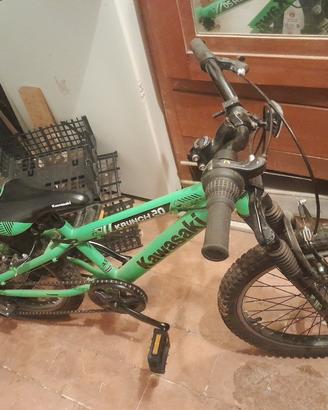 Bicicletta bimbo kavasaky da 20.
