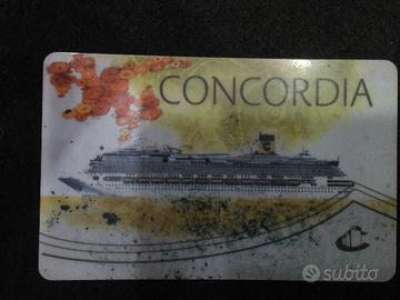 Card cabina Costa Concordia 2007