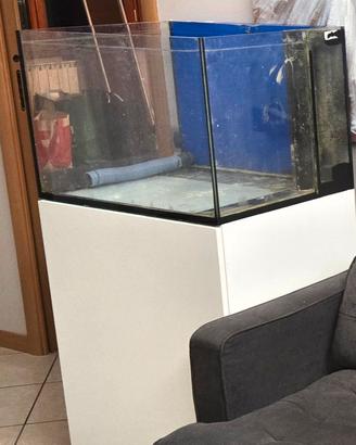 Acquario Elos 75 cometo di mobile sump e accessori