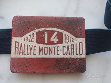 targhetta rallye Montecarlo 