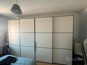 Armadio grande, 4 metri bianco moderno