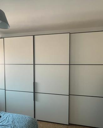 Armadio grande, 4 metri bianco moderno