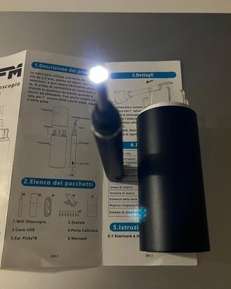 Otoscopio con Telecamera x Smartphone