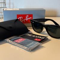 Occhiali da sole Ray Ban Wayfarer 2140 Neri, 50-22