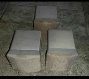 DUE 2 CASSE ALTOPARLANTE SPEAKER 60 WATT 8  OHM