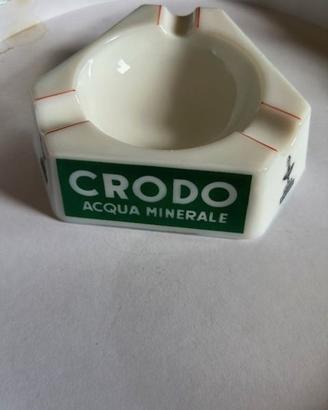 CRODO POSACENERE IN VETRO LUSVARDI ANNI '70