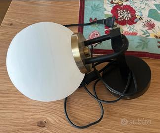 Applique sfera vetro stile retrò