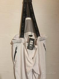 Salopette pantalone Sci CMP bianchi