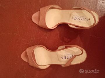 Scarpe sandali con tacco donna 36