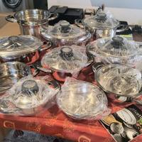 Batteria pentole Mondial Casa NUOVE IMBALLATE