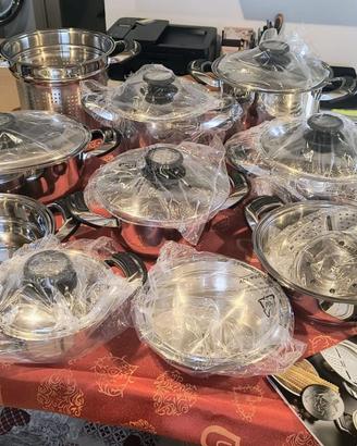 Batteria pentole Mondial Casa NUOVE IMBALLATE