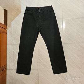 VERSACEsport Jeans neri uomo logo  taglia36 dritti