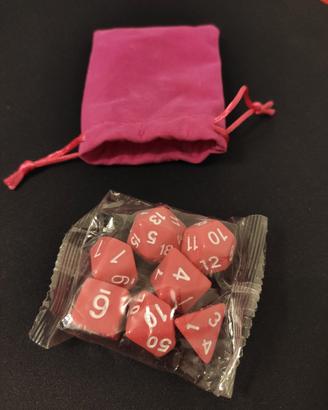 Set dadi rosa