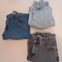 Set 3 jeans a caramella, donna, taglia 38