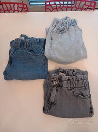 Set 3 jeans a caramella, donna, taglia 38