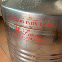 Vasi acciaio  per olio oliva