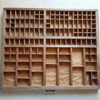 CASSETTIERA DA TIPOGRAFO VINTAGE