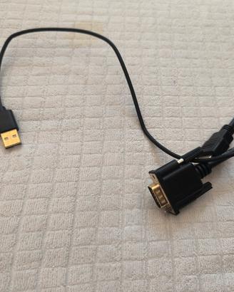 Cavo VGA -- HDMI + USB a 