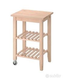 mobiletto carrello legno
