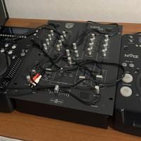 Console impianto DJ mixer