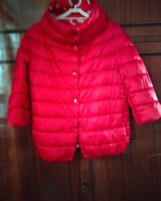 Piumino leggero rosso ciliegia
