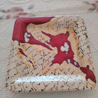 posacenere svuotatasche artistico, ceramica Sicily