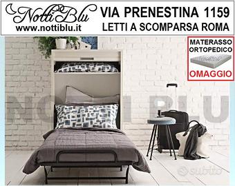 Letto a Scomparsa 1p pieghevole Materasso Omaggio