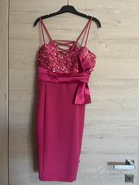 Abito fucsia da cerimonia