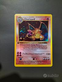 Pokémon Charizard 4/102 Holo Set Base 1 Edizione