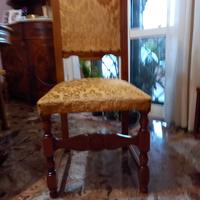6 sedie in legno solidissimo