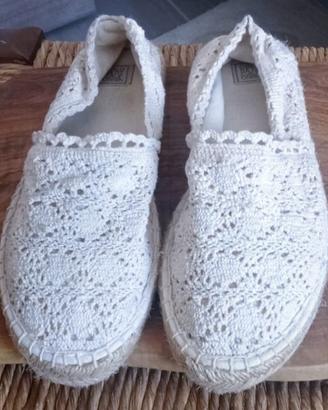 Espadrillas avorio artigianali
