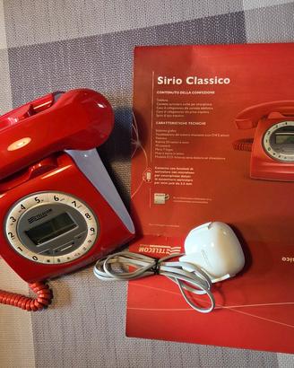 telefono fisso Sirio classico rosso