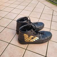 Sneakers EA7 Emporio Armani Black/Gold taglia 43.