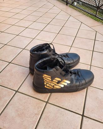Sneakers EA7 Emporio Armani Black/Gold taglia 43.