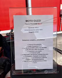 Moto Guzzi nuovo Falcone sport