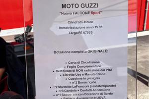 Moto Guzzi nuovo Falcone sport