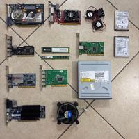 Lotto Componenti PC: Radeon X800, GT710, RAM, HDD