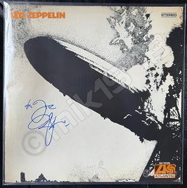 Led Zeppelin - LP Autografo di Robert Plant + COA