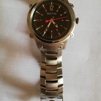 OROLOGIO SECTOR cinturino acciaio,quadrante carbon