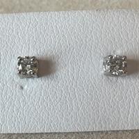 PAIO ORECCHINI ORO BIANCO 18kt. CON DIAMANTI