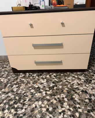 Letto più armadio più comò