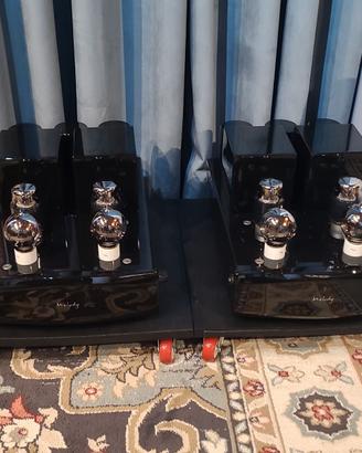 Finali mono a valvole 50w+cavi alim.Valuto permute