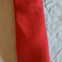 Cravatta Vintage anni 80, Zarlini rossa, di seta