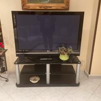 Tavolino in vetro + tv