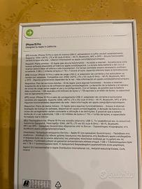 IPHONE 15 pro 256 gb nuovo