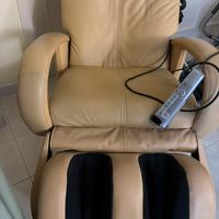 Poltrona in pelle massaggi