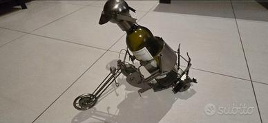 Portabottiglia in metallo