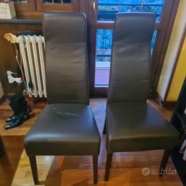 4 sedie in pelle EFEZETA
