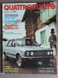 Quattroruote Aprile 1977 – Fiat 127 nuova versione